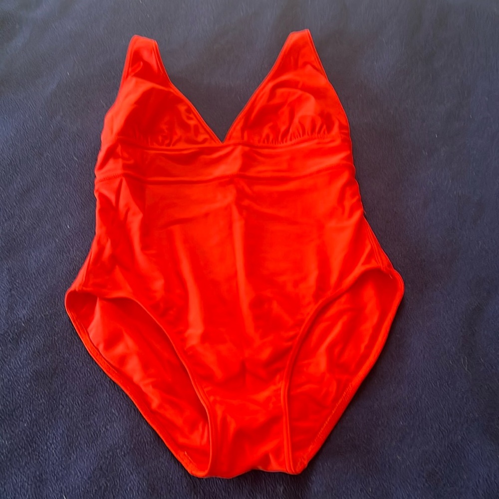 Monday Swimwear Red One Piece Swimsuit